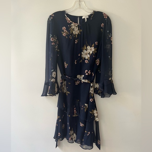 Joie Silk Floral Dress Size 4 - Picture 2 of 2